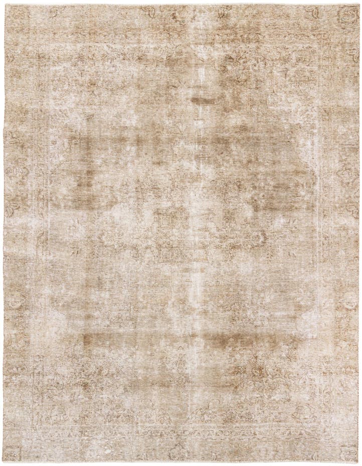  8' 7 x 11' 5  Hand Knotted Ultra Vintage Persian W...