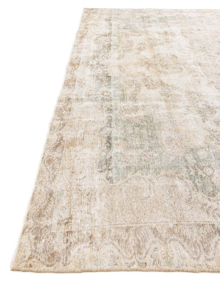 Detail image of  9' 5 x 12' 8  Hand Knotted Ultra Vintage Persian Wool Rug