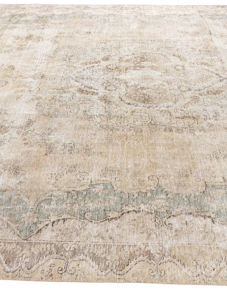 Detail image of  9' 5 x 12' 8  Hand Knotted Ultra Vintage Persian Wool Rug