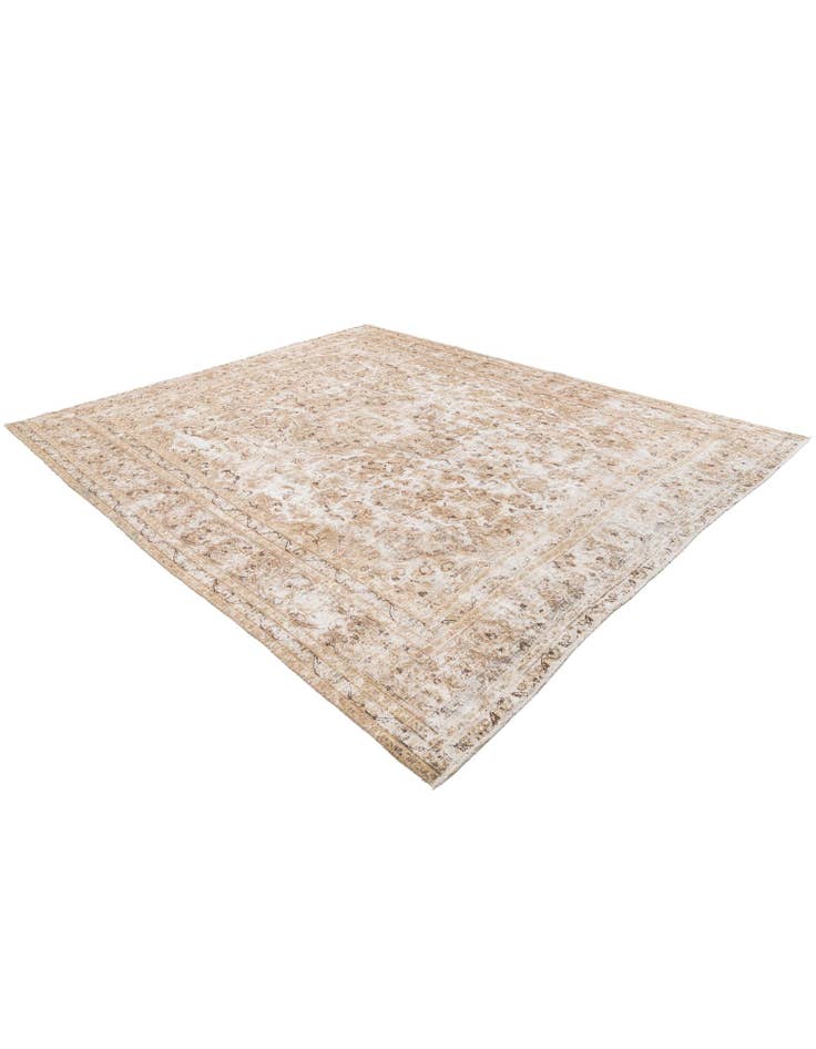 Detail image of  9' 6 x 11' 7  Hand Knotted Ultra Vintage Persian Wool Rug