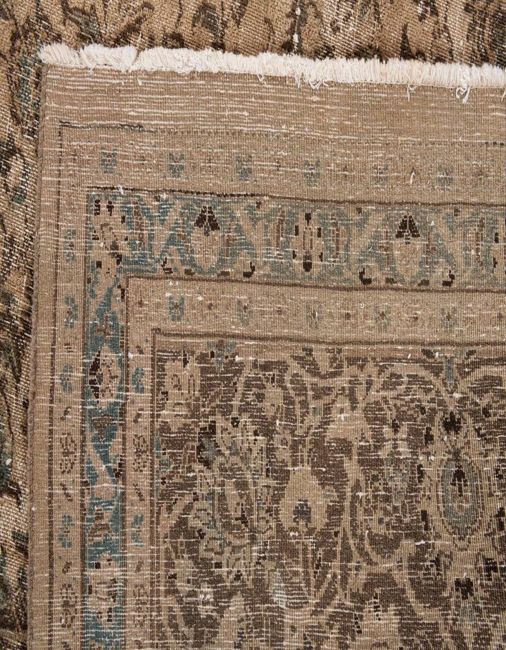 Detail image of  9' 8 x 12' 7  Hand Knotted Ultra Vintage Persian Wool Rug