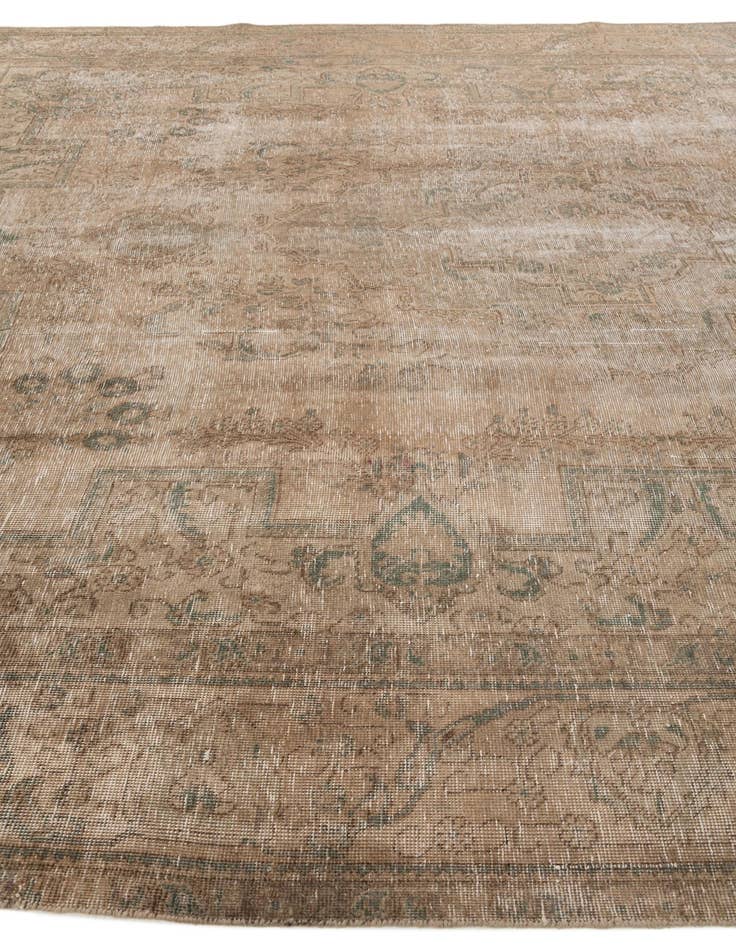 Detail image of  9' 8 x 12' 7  Hand Knotted Ultra Vintage Persian Wool Rug