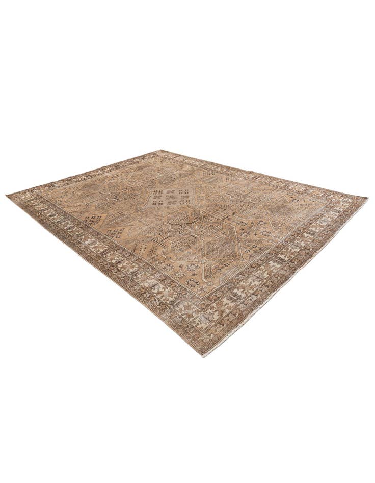 Detail image of  8' 7 x 12' 2  Hand Knotted Ultra Vintage Persian Wool Rug