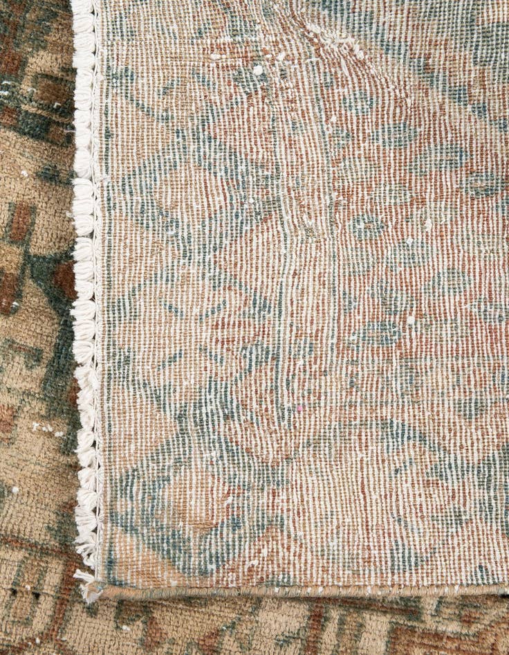Detail image of  3' 8 x 5'  Hand Knotted Ultra Vintage Persian Wool Rug