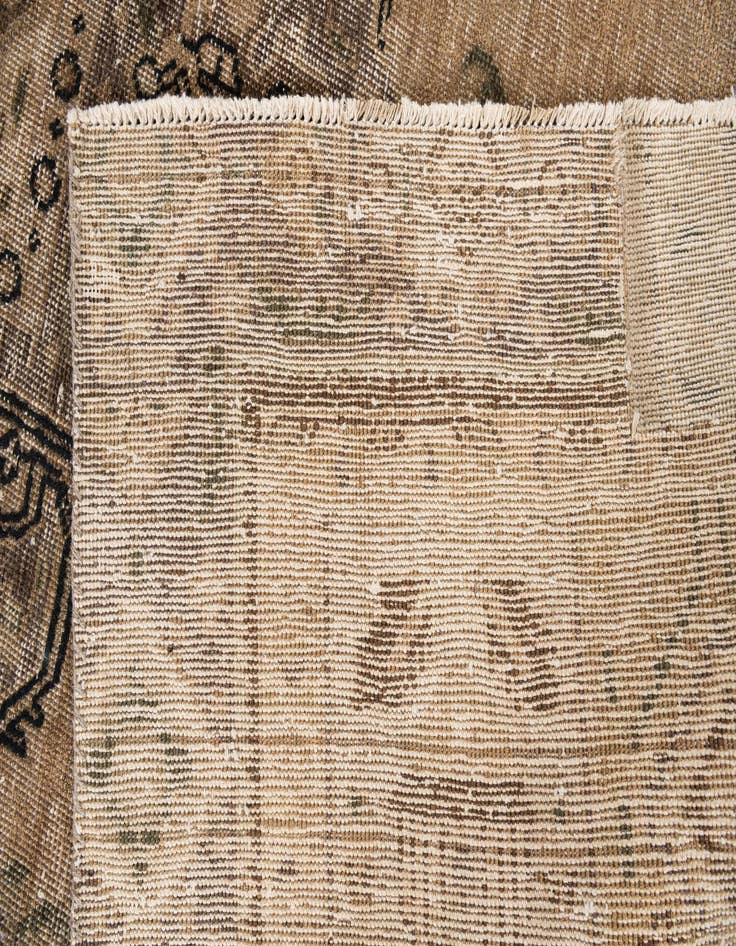 Detail image of  6' x 8' 9  Hand Knotted Ultra Vintage Persian Wool Rug