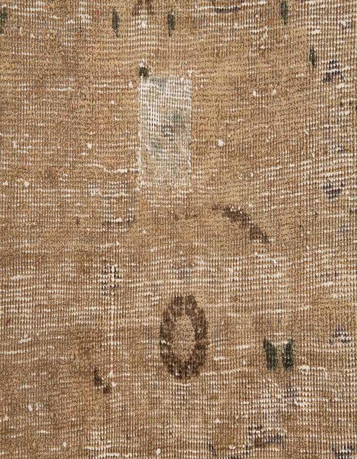 Detail image of  6' x 8' 9  Hand Knotted Ultra Vintage Persian Wool Rug