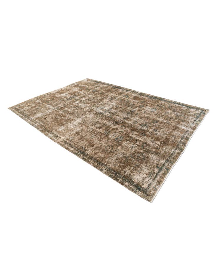 Detail image of  7' x 9' 10  Hand Knotted Ultra Vintage Persian Wool Rug