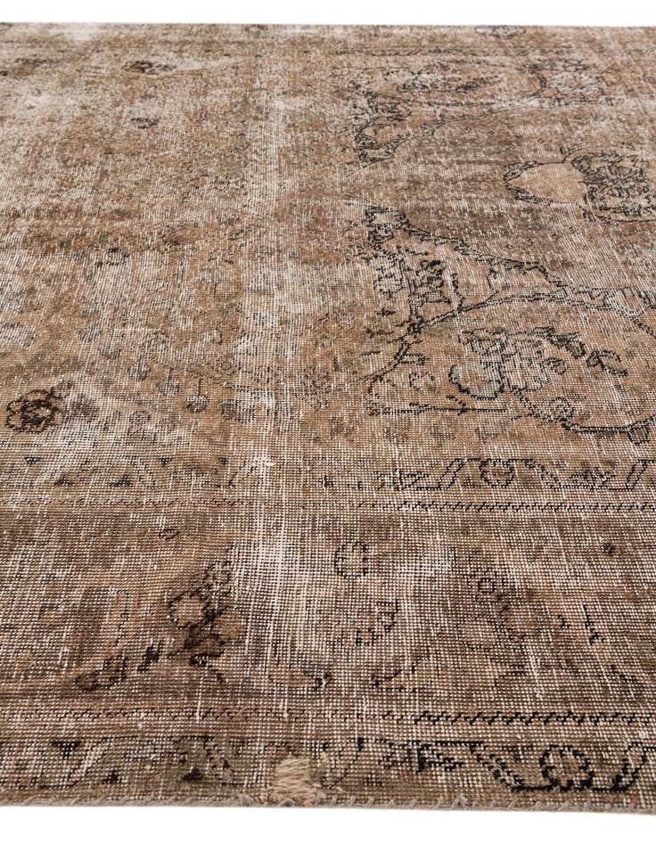 Detail image of  6' 3 x 10' 1  Hand Knotted Ultra Vintage Persian Wool Rug