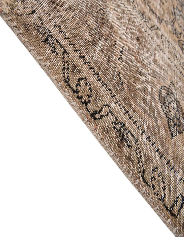 Detail image of  6' 3 x 10' 1  Hand Knotted Ultra Vintage Persian Wool Rug