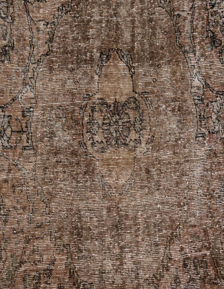 Detail image of  6' 3 x 10' 1  Hand Knotted Ultra Vintage Persian Wool Rug