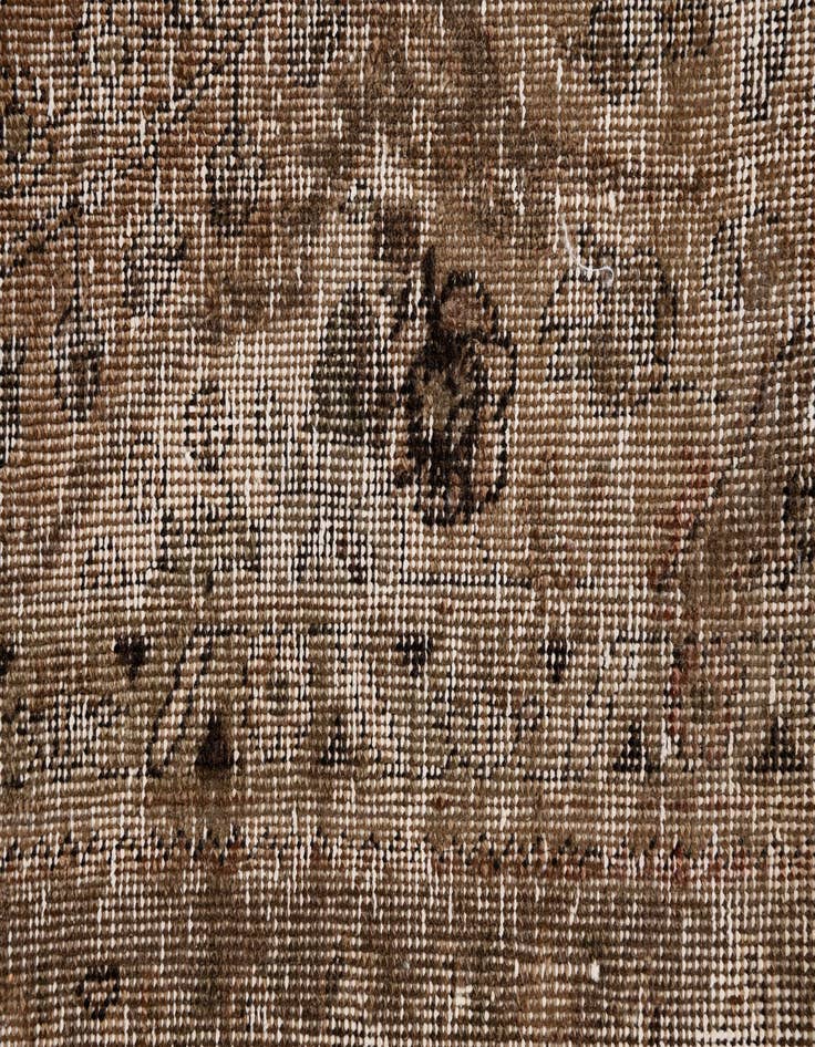 Detail image of  6' 3 x 10' 1  Hand Knotted Ultra Vintage Persian Wool Rug