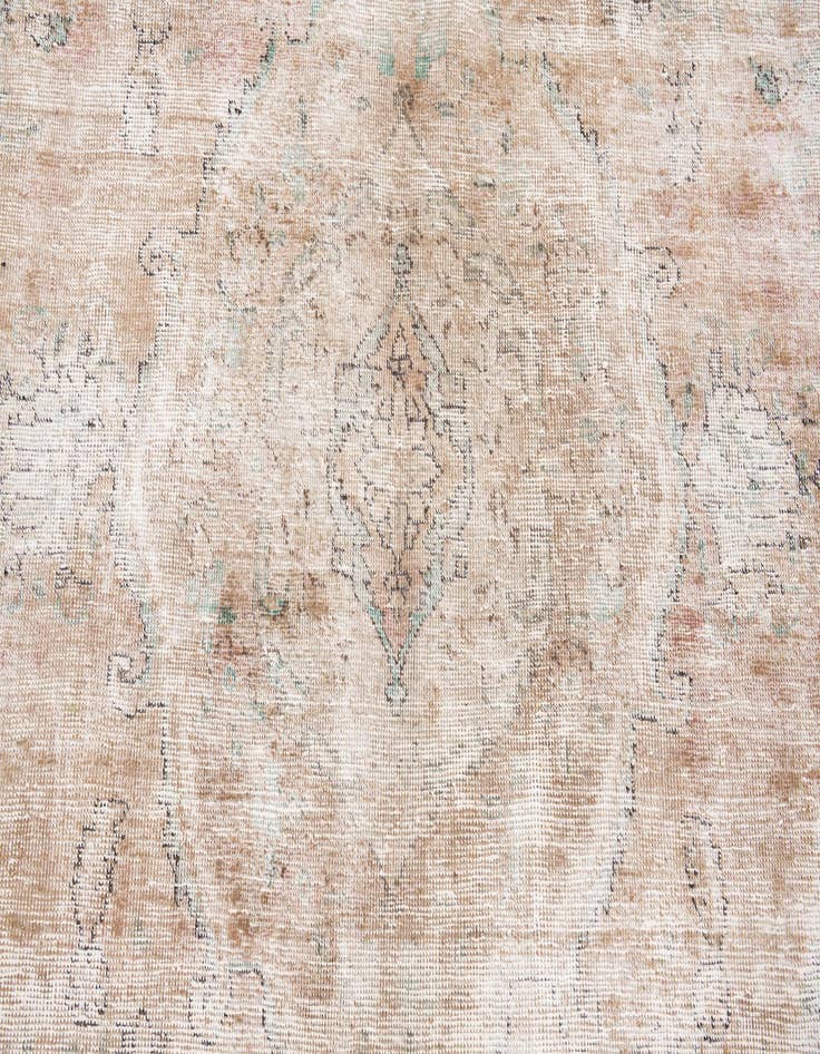 Detail image of  6' 6 x 9' 6  Hand Knotted Ultra Vintage Persian Wool Rug