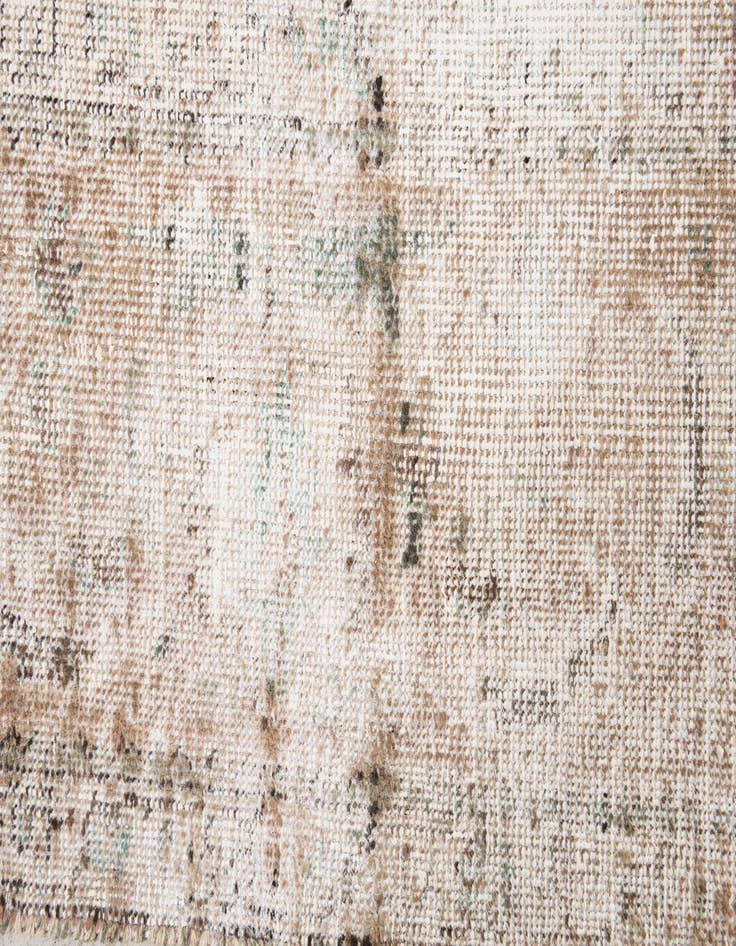 Detail image of  6' 6 x 9' 6  Hand Knotted Ultra Vintage Persian Wool Rug