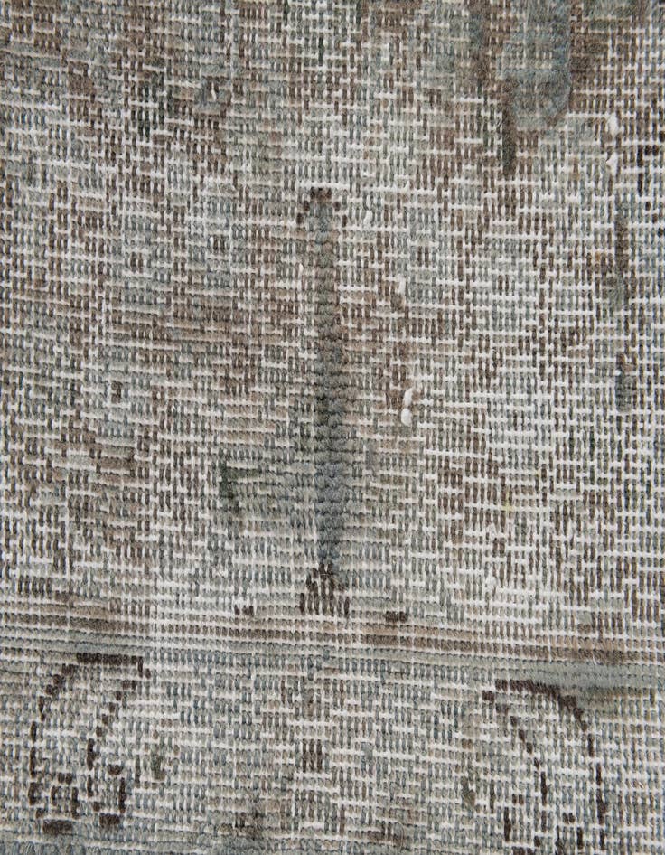 Detail image of  7' 7 x 11'  Hand Knotted Ultra Vintage Persian Wool Rug