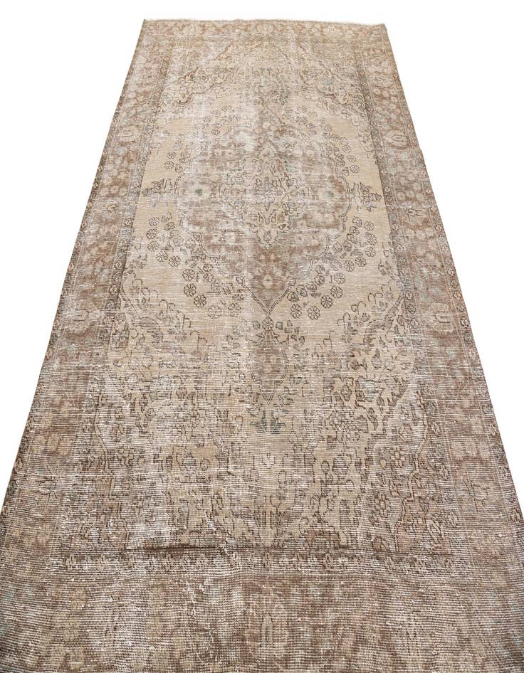 Detail image of  6' 7 x 8' 10  Hand Knotted Ultra Vintage Persian Wool Rug