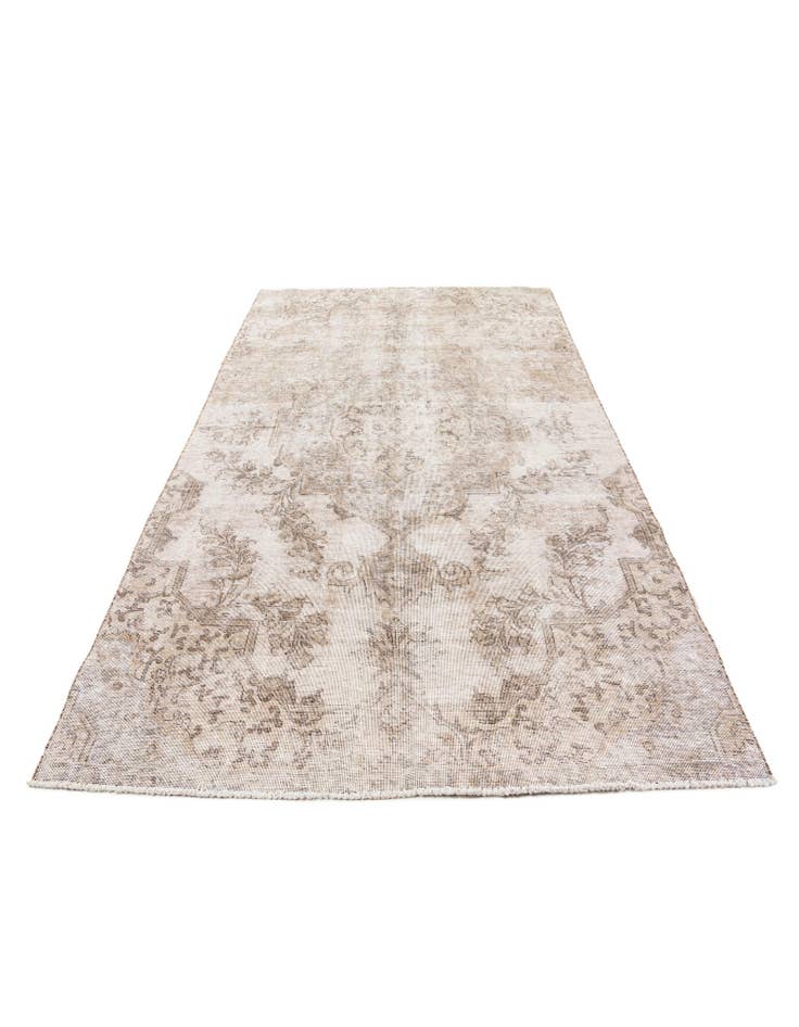 Detail image of  5' 1 x 8' 8  Hand Knotted Ultra Vintage Persian Wool Rug