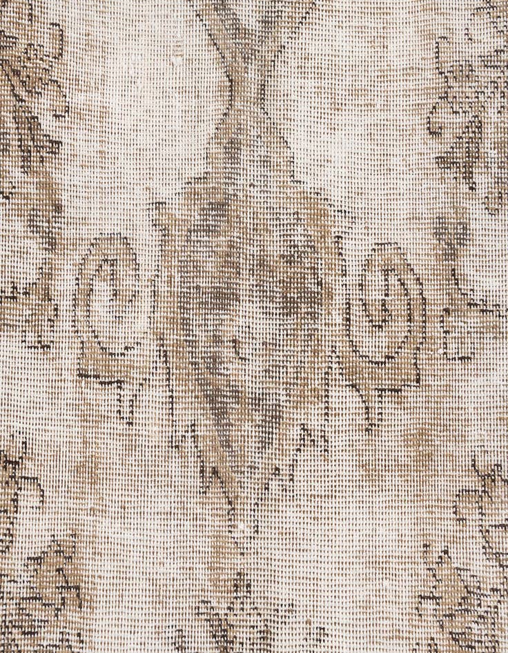 Detail image of  5' 1 x 8' 8  Hand Knotted Ultra Vintage Persian Wool Rug