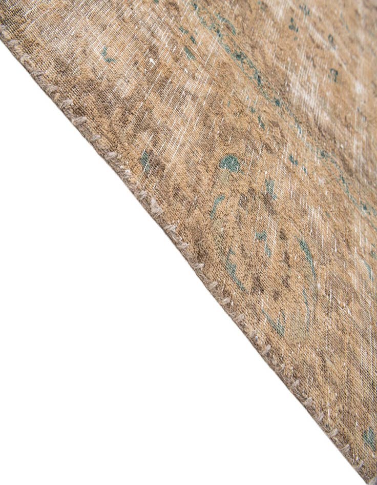 Detail image of  7' 2 x 10'  Hand Knotted Ultra Vintage Persian Wool Rug