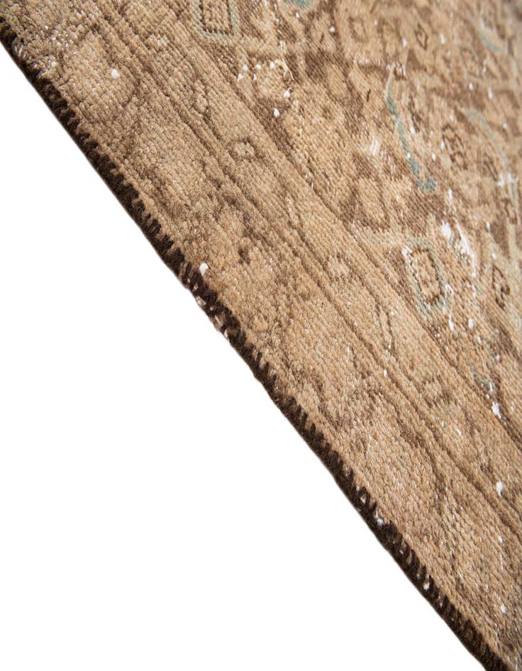 Detail image of  5' 6 x 9' 4  Hand Knotted Ultra Vintage Persian Wool Rug