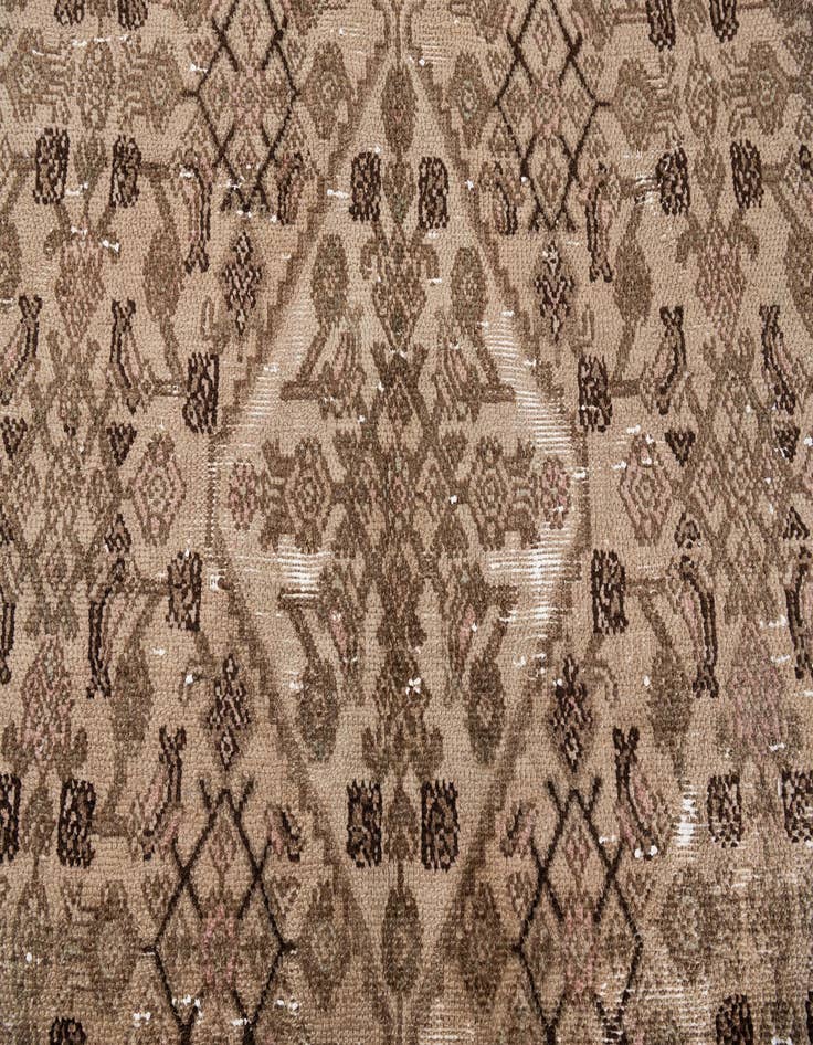 Detail image of  5' 10 x 8' 9  Hand Knotted Ultra Vintage Persian Wool Rug