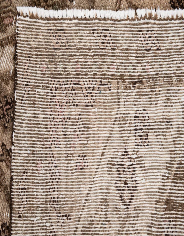 Detail image of  5' 10 x 8' 9  Hand Knotted Ultra Vintage Persian Wool Rug