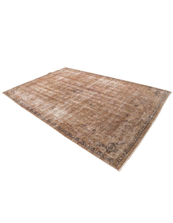 Detail image of  7' x 10' 4  Hand Knotted Ultra Vintage Persian Wool Rug