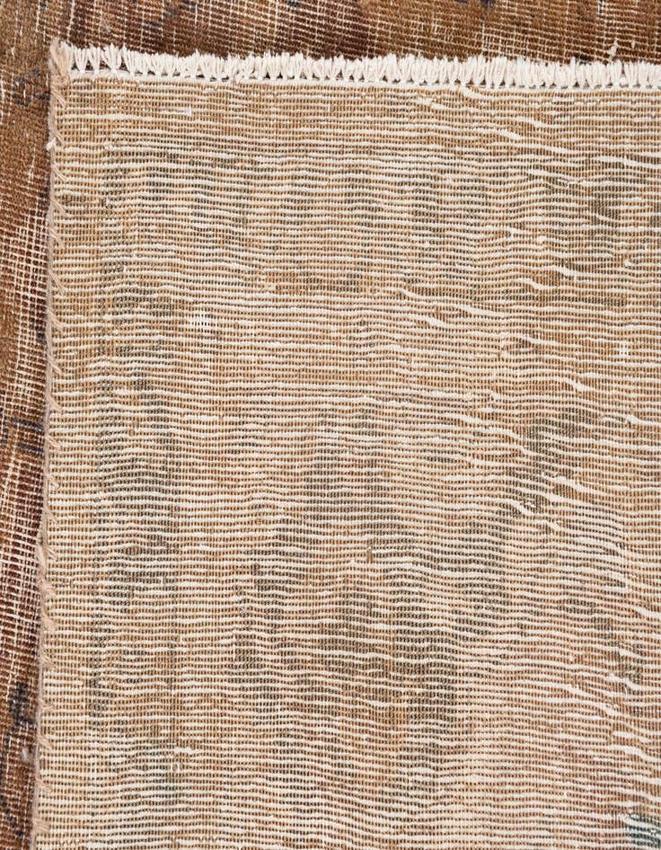 Detail image of  7' x 10' 4  Hand Knotted Ultra Vintage Persian Wool Rug