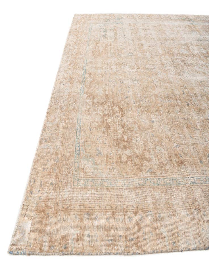 Detail image of  8' 2 x 11' 6  Hand Knotted Ultra Vintage Persian Wool Rug