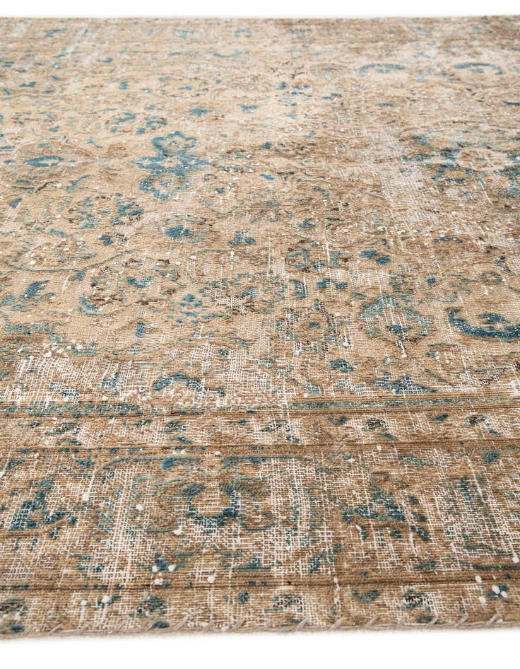 Detail image of  6' x 8' 7  Hand Knotted Ultra Vintage Wool Rug