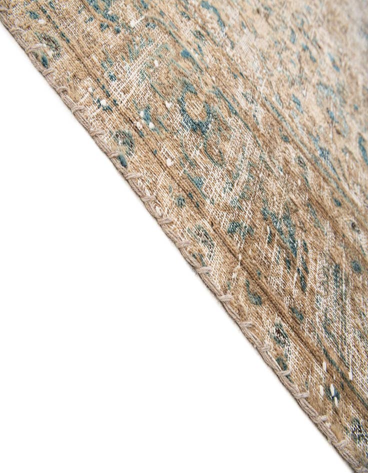 Detail image of  6' x 8' 7  Hand Knotted Ultra Vintage Wool Rug