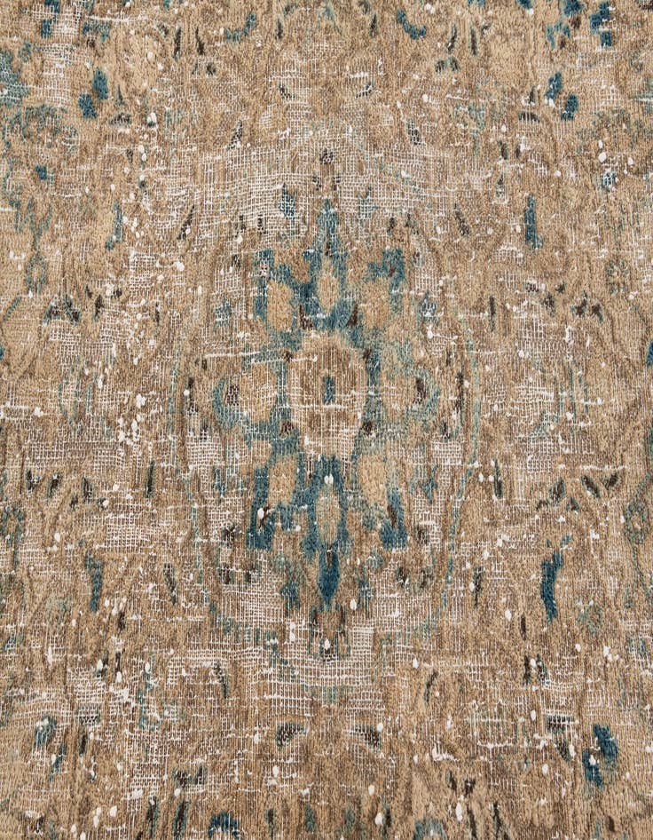 Detail image of  6' x 8' 7  Hand Knotted Ultra Vintage Wool Rug