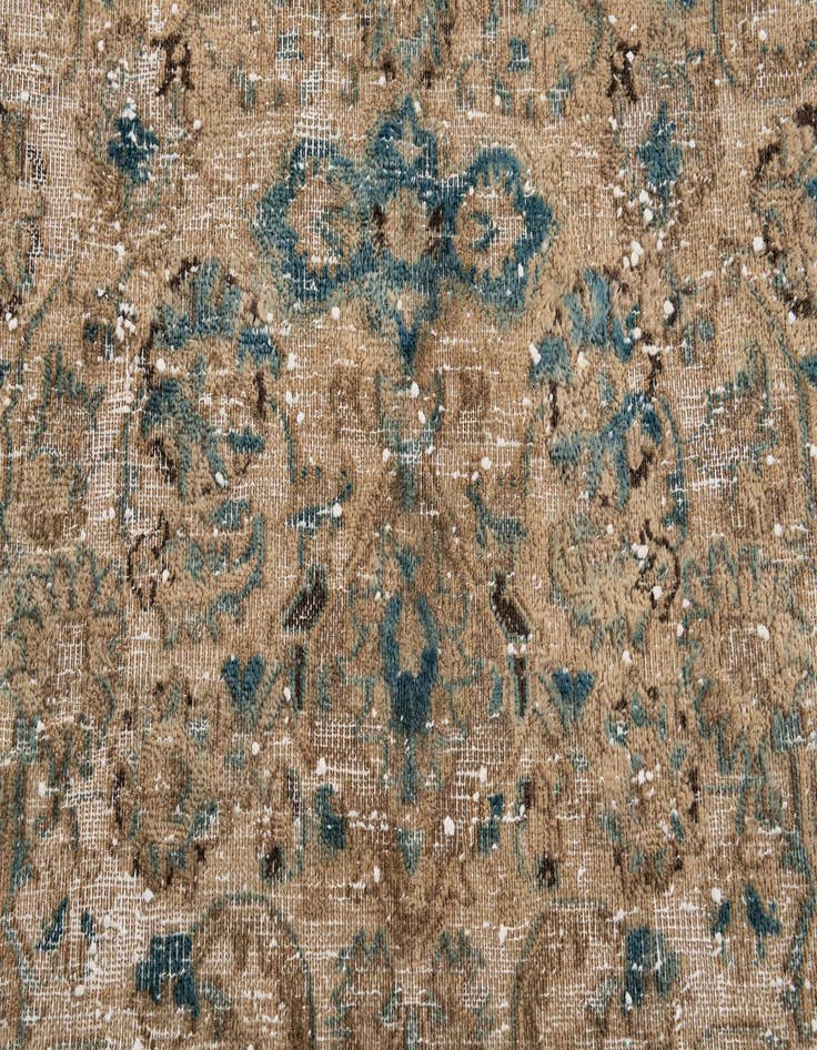 Detail image of  6' x 8' 7  Hand Knotted Ultra Vintage Wool Rug