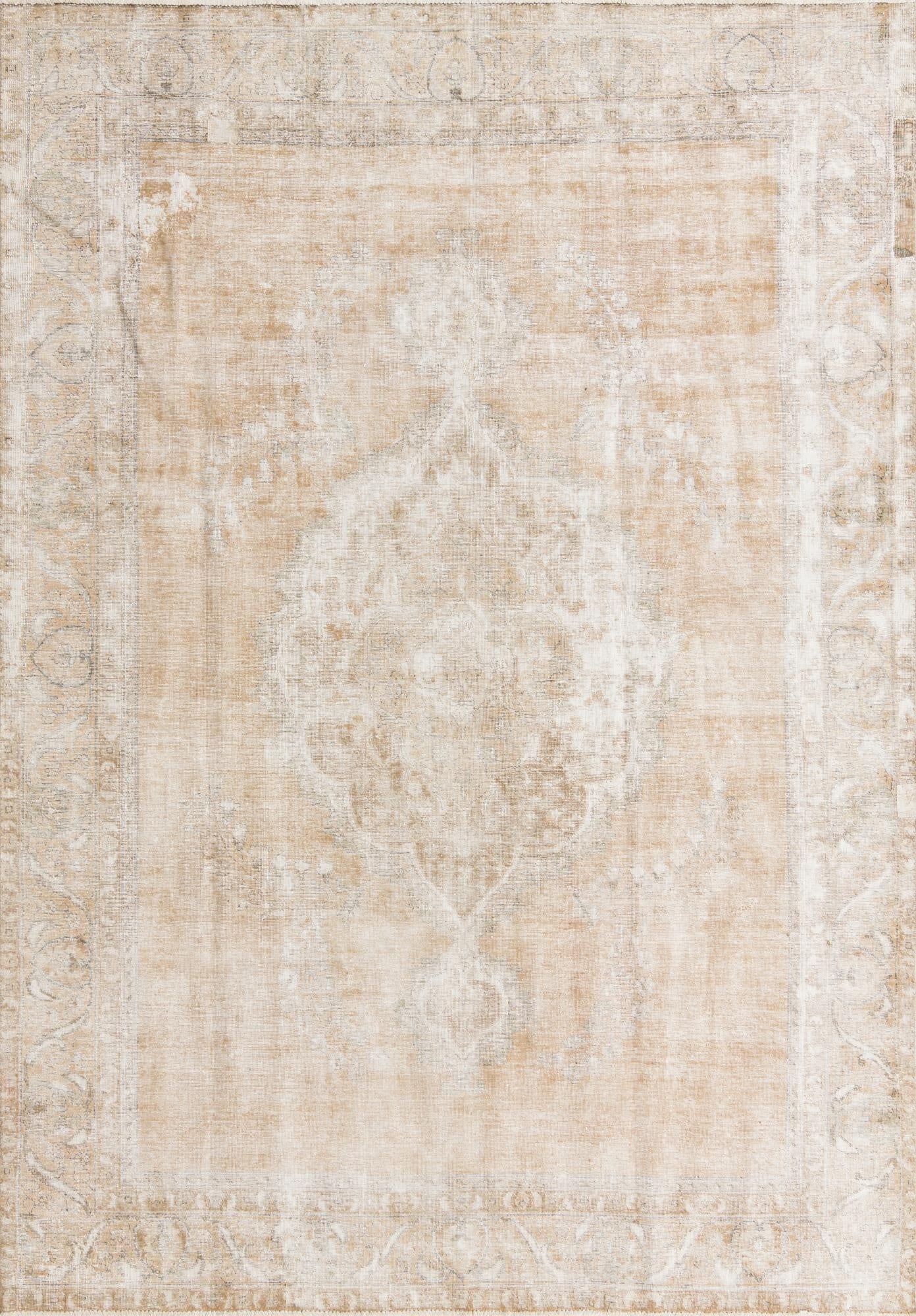  8' 1 x 11' 8  Hand Knotted Ultra Vintage Persian Wool Rug