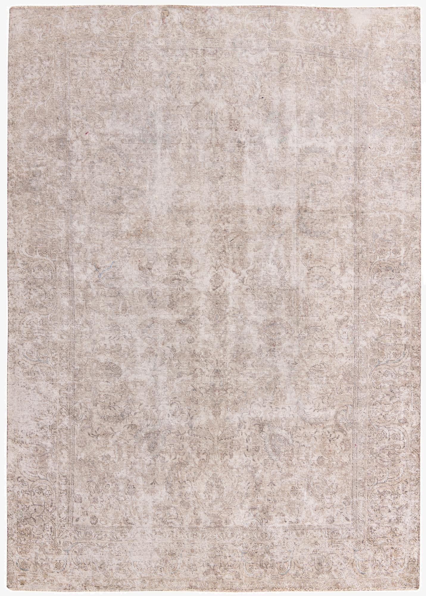  8' x 11' 1  Hand Knotted Ultra Vintage Persian Wool Rug