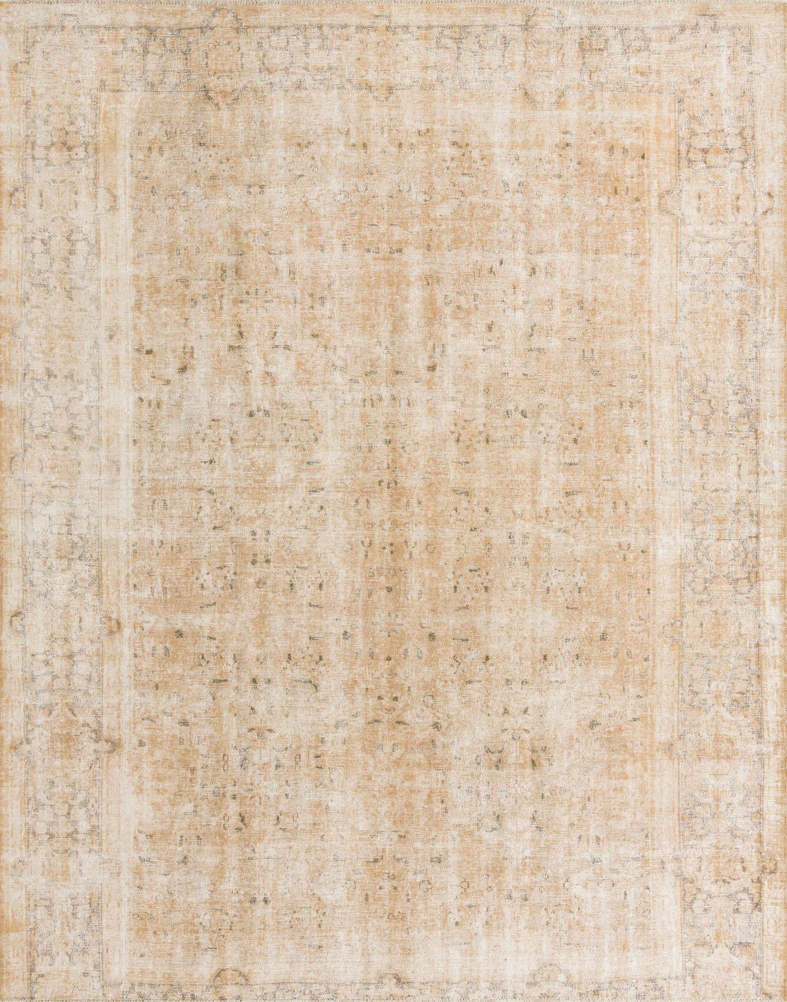  9' 10 x 12' 9  Hand Knotted Ultra Vintage Persian Wool Rug