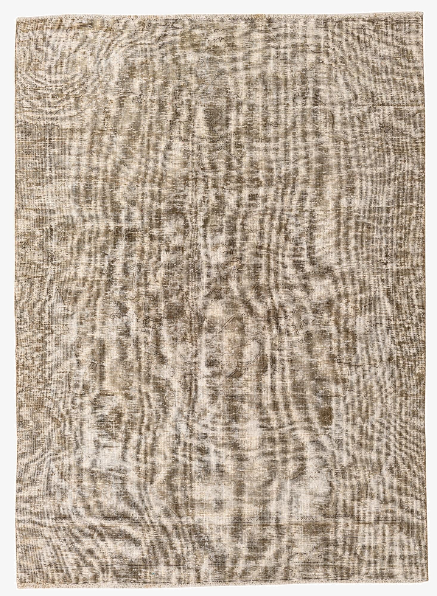  6' 1 x 8' 3  Hand Knotted Ultra Vintage Persian Wool Rug