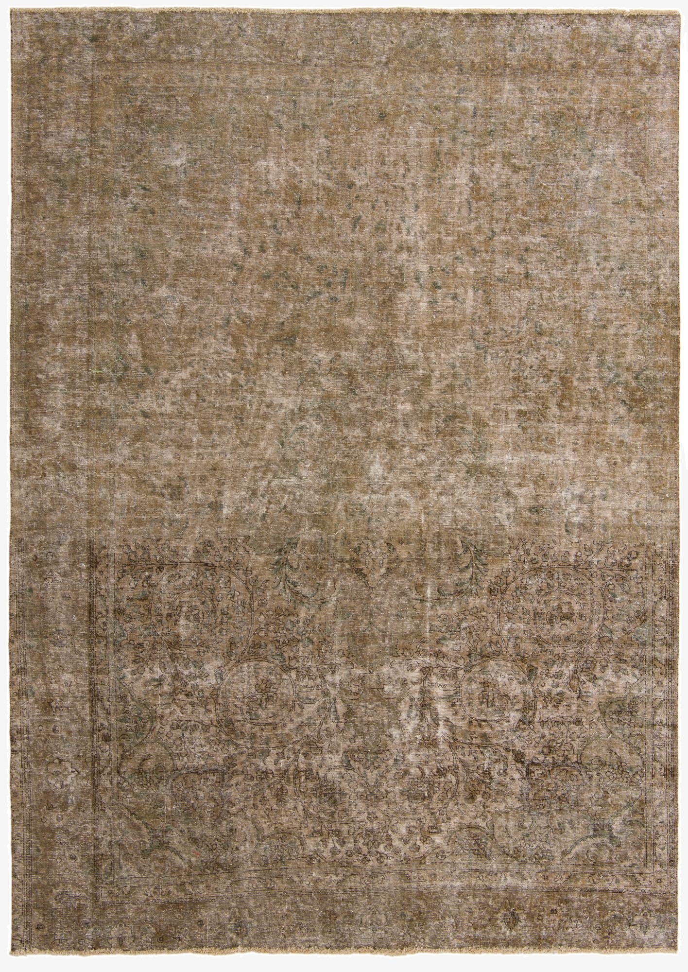  8' x 12'  Hand Knotted Ultra Vintage Persian Wool Rug