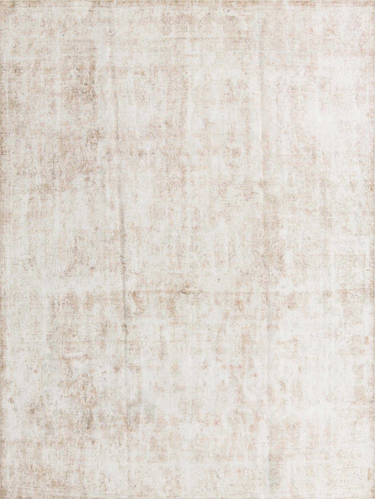  9' 8 x 12' 10  Hand Knotted Ultra Vintage Persian Wool Rug