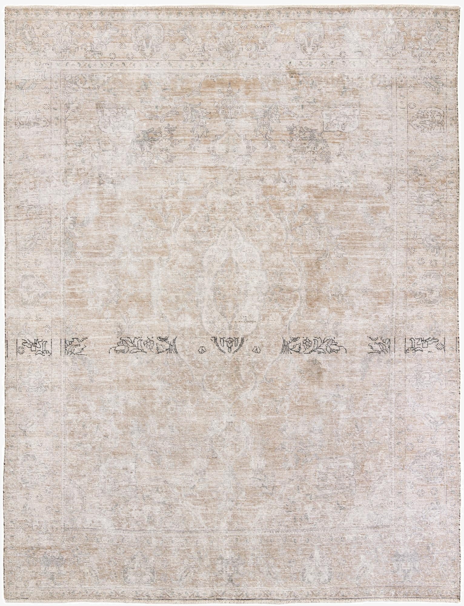  8' 3 x 10' 10  Hand Knotted Ultra Vintage Persian Wool Rug