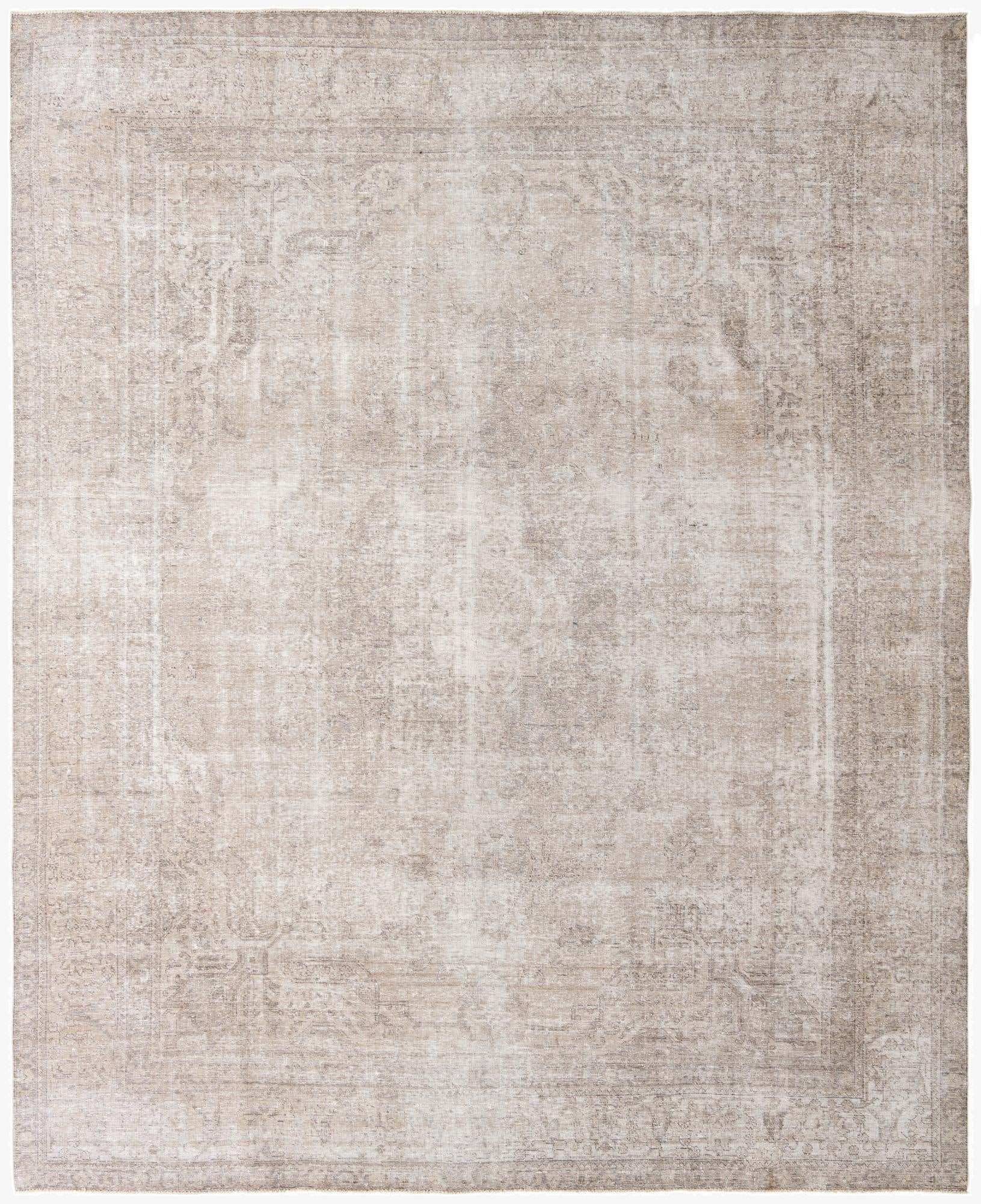  9' 8 x 12' 2  Hand Knotted Ultra Vintage Persian Wool Rug