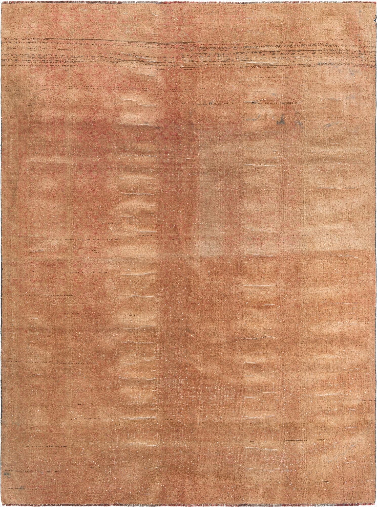  6' 4 x 8' 7  Hand Knotted Ultra Vintage Persian Wool Rug