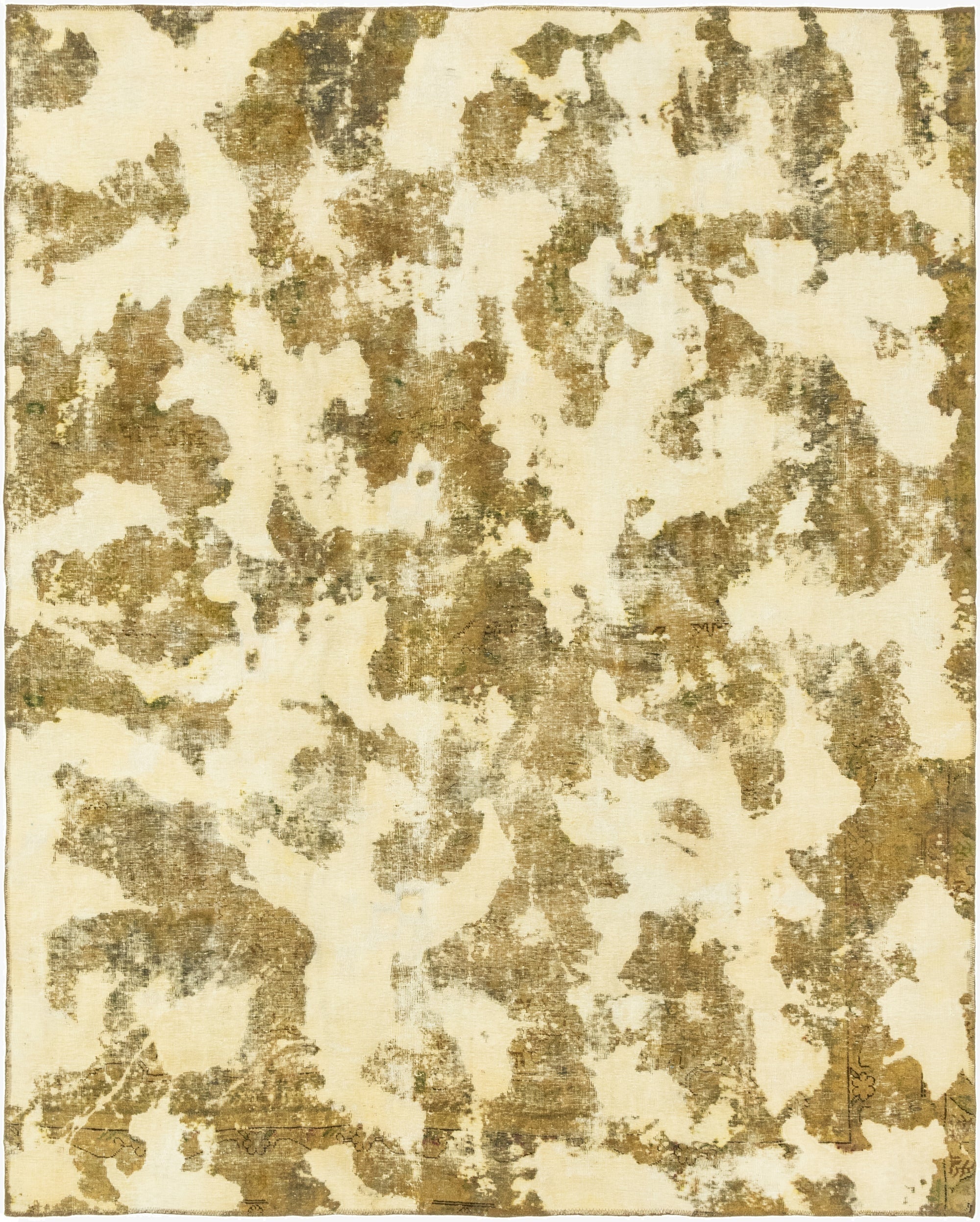  8' x 10' 3  Hand Knotted Ultra Vintage Persian Wool Rug