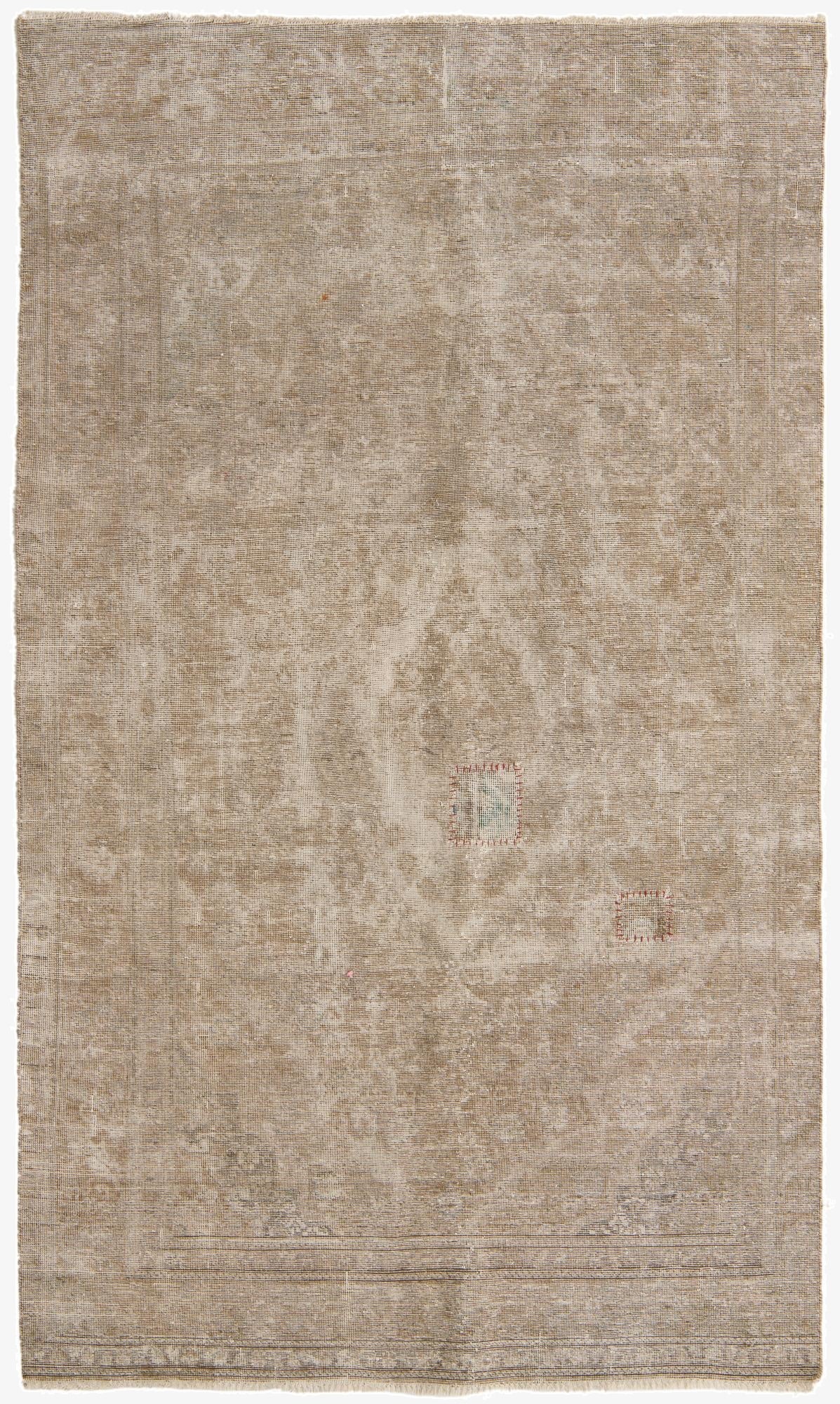  5' 6 x 9' 5  Hand Knotted Ultra Vintage Persian Wool Rug