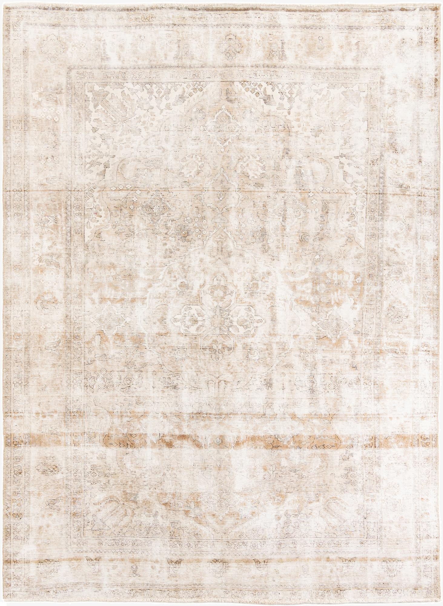  8' 2 x 11' 2  Hand Knotted Ultra Vintage Persian Wool Rug