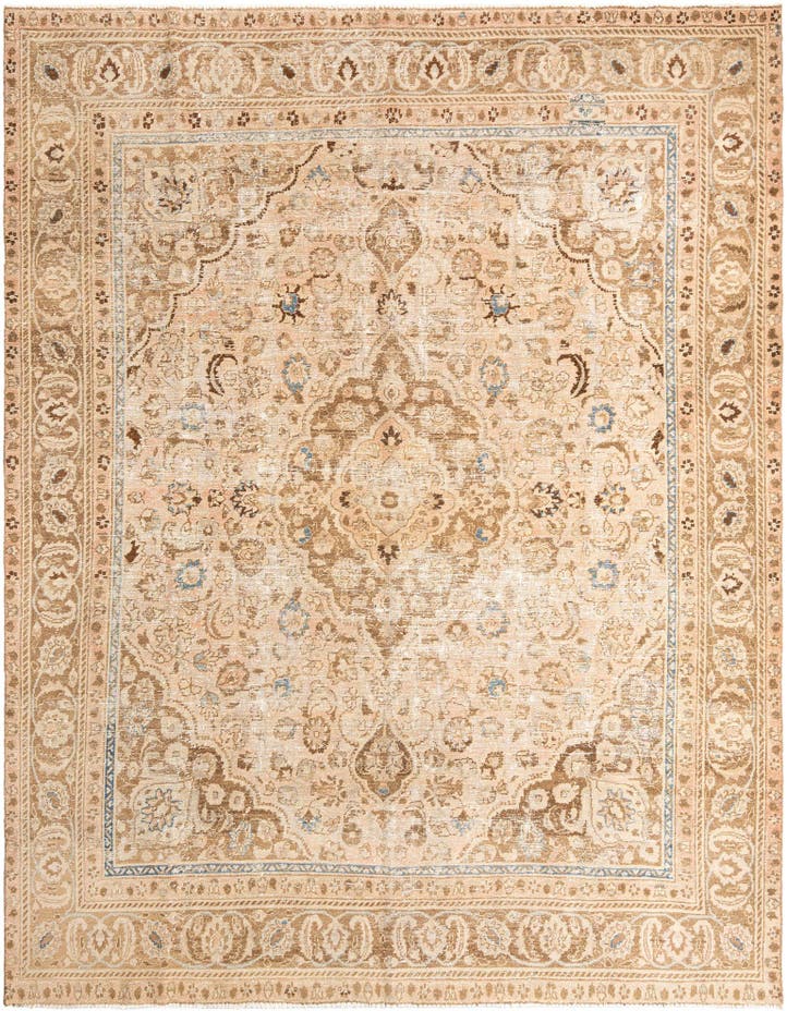  9' 7 x 12' 2 Vintage Wool Rug