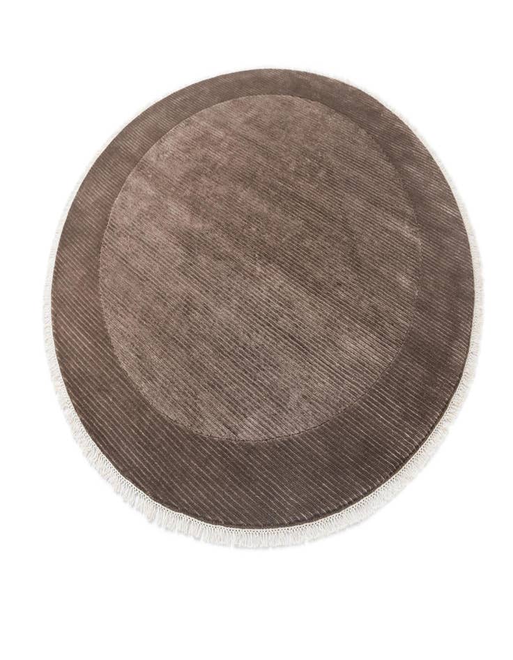 Detail image of  6' 5 x 6' 5  Hand Knotted Darya Wool Round Rug