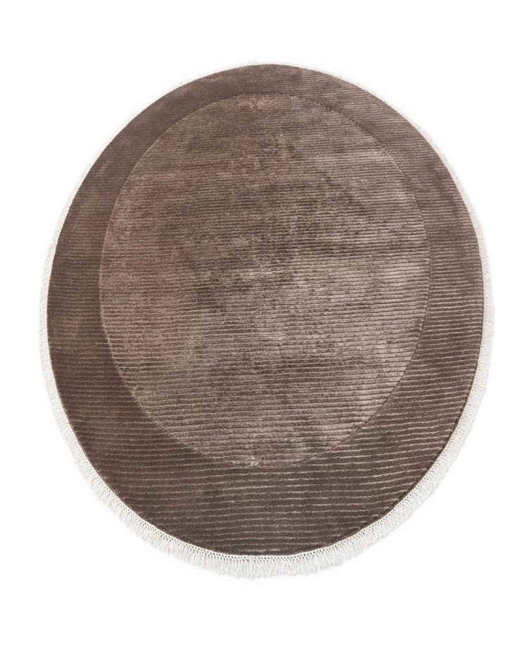 Detail image of  6' 5 x 6' 5  Hand Knotted Darya Wool Round Rug