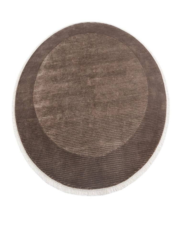 Detail image of  6' 6 x 6' 6  Hand Knotted Darya Wool Round Rug