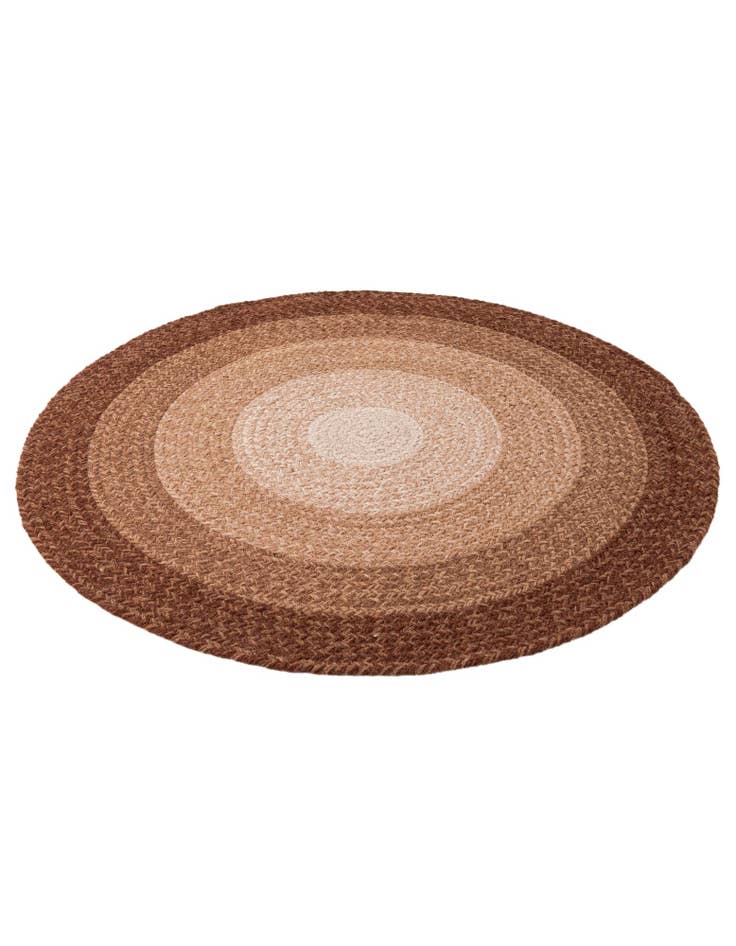 Detail image of  3' 2 x 3' 2  Hand Hand Braided Wool Round Rug