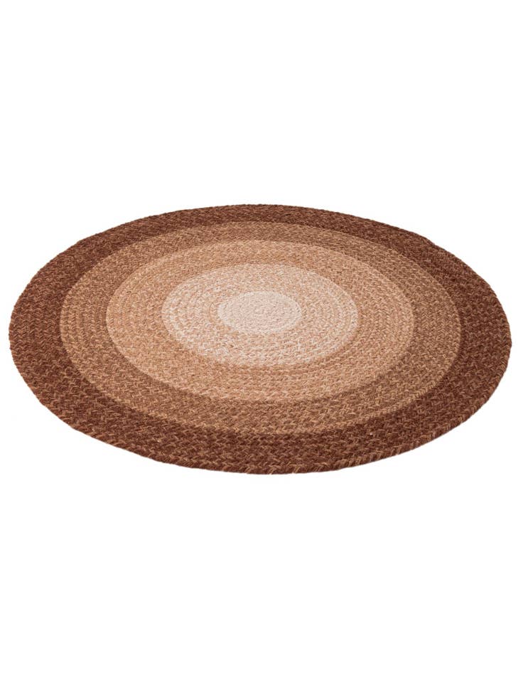 Detail image of  3' 2 x 3' 2  Hand Hand Braided Wool Round Rug